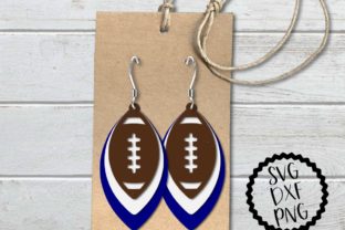 Football Earrings: Graphics for Crafts