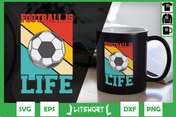 Football is Life Soccer Retro Graphics & Crafts Review