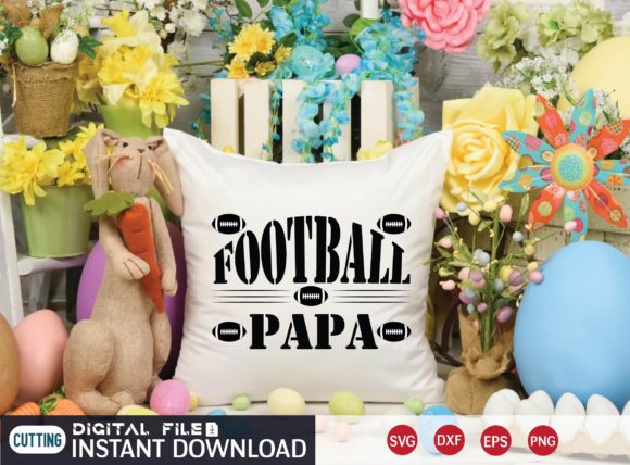Football Papa SVG: Graphics for Crafts