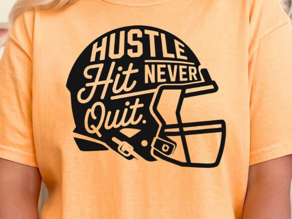 Hustle Hit Never Quit Football Helmet Review