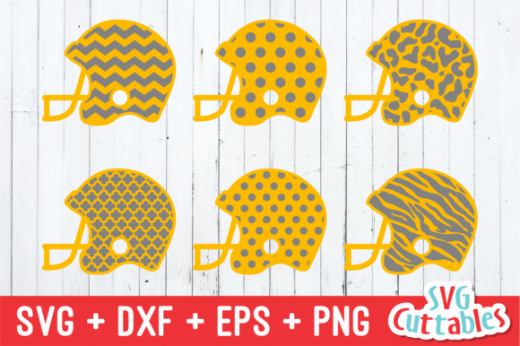 Pattern Football Helmet Graphics for Crafts