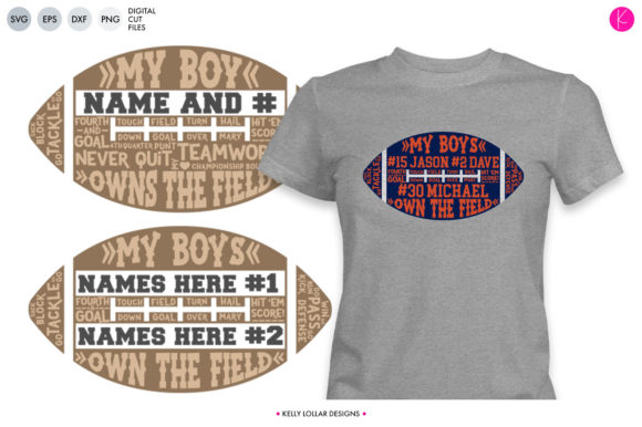 Reviewing My Boys Parent and Grandparent Football Design