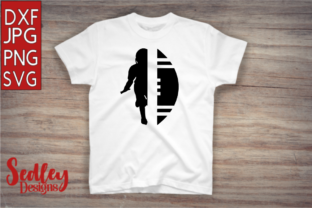 Split Football Player: Graphics for Crafts & Publishing
