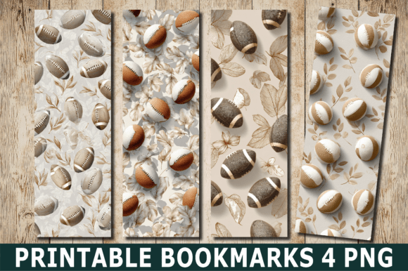 Vintage Floral Football Sports Bookmark Review